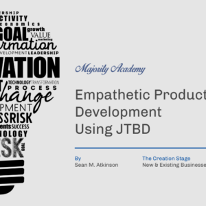 Empathetic Product Development Using JTBD Course Cover Slide