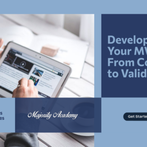 Cover Slide for the "Developing Your MVP: From Concept to Validation" Course.