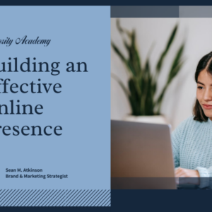 Building An Effective Online Presence Course Cover Slide