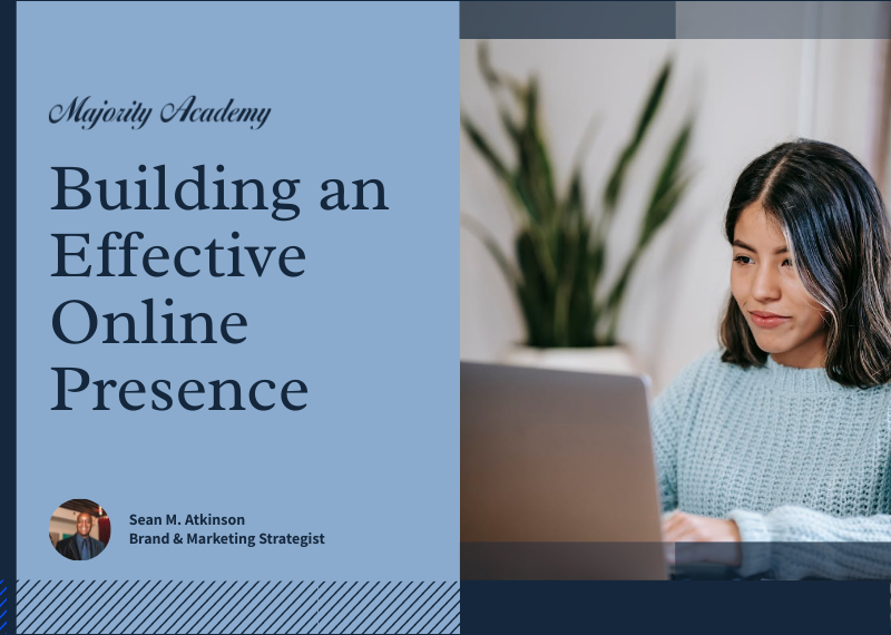 Building An Effective Online Presence Course Cover Slide