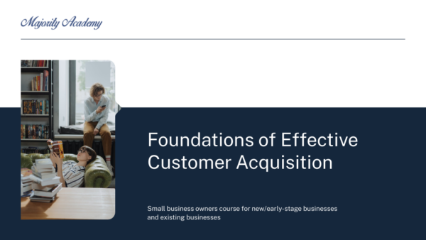 Foundation of Effective Customer Acquisition Course Cover