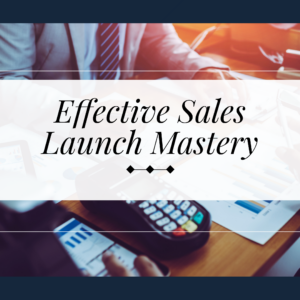 Effective Sales Launch Mastery Cover Slide