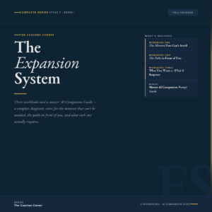 The Expansion System Workbook Package Cover