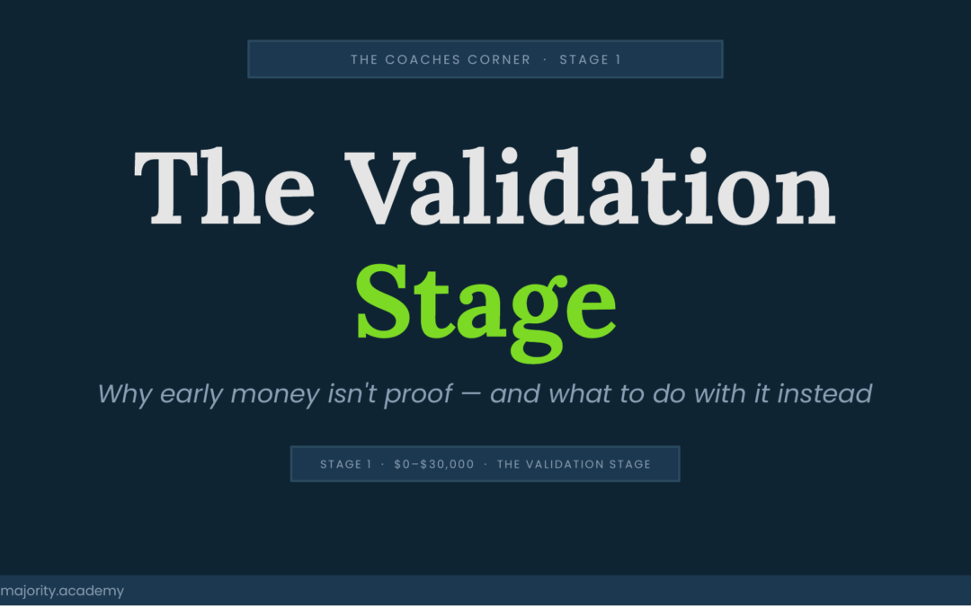 The Validation Stage