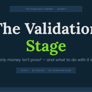 The Validations Stage Course Cover Image